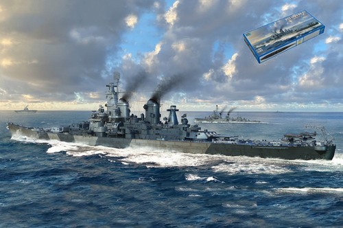 Trumpeter nave uss - iowa, bb-61