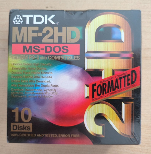 Tdk 2hd dos 10 - 10, floppy