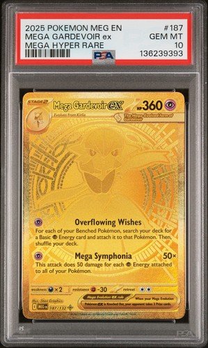 Psa mega gardevoir oro - psa, ex