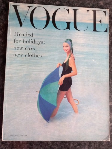 Vintage vogue july 1957 - vintage,