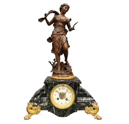 Orologio camino figurativo - camino,