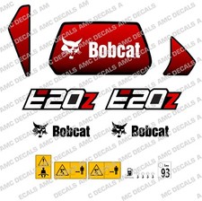Set Di Adesivi Per Escavatore Mini Bobcat E20Z