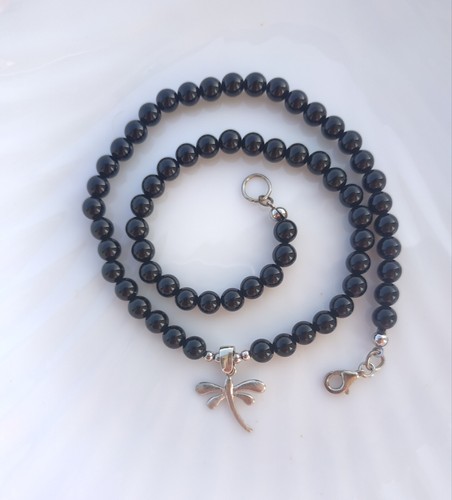 Libellula collana argento 925