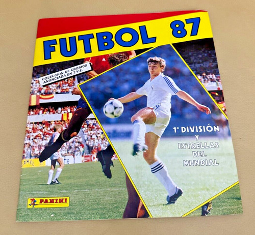 Album panini futbol 1987 - 87,