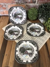 4 piatti insalata quadrati