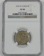 1937-D Bufalo a 3 zampe