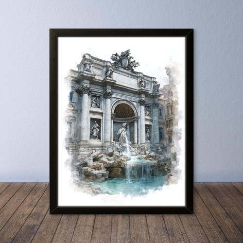 Cornice disegno acquarello - disegno,