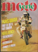 MOTO VERTE N°153 PARIS DAKAR