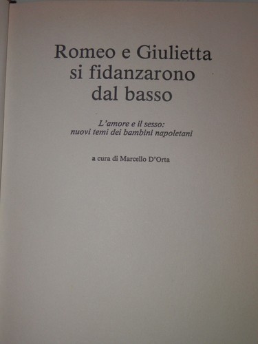 Romeo giulietta si - giulietta,