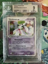 Pokemon Gardevoir Ex 96/100 BGS 9 QUAD Ex Tempesta di Sabbia Nintendo Italiano