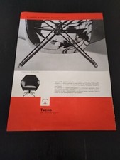 1959 TECNO MOBILI POLTRONA P32 ANNI '50 VINTAGE AD PUBBLICITA
