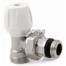 VALVOLA Termosifone Radiatore A SQUADRA 3/8" ICMA Multistrato Rame o Plastica