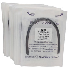 Filo Arco Ortodontico Dentale Super Elastico Niti Rotondo Rettangolare Forma Naturale