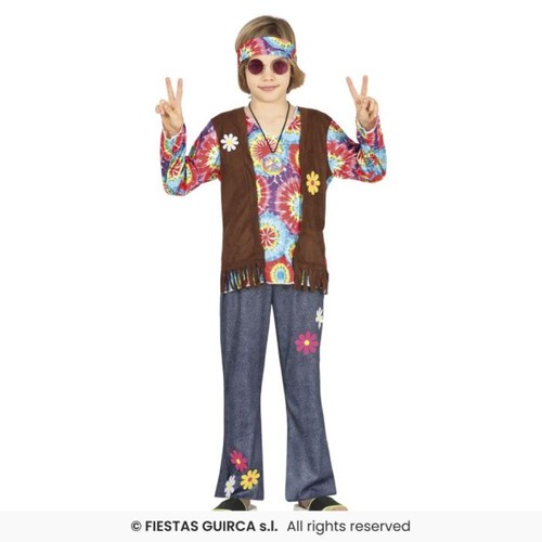 Costume hippie bambino 4 - costume,