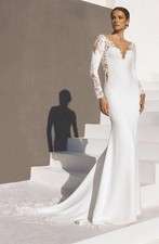 Pronovias Marisa Crepe Long