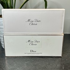 NUOVO Miss Dior Cherie Makeup Case Viso Occhi e Labbra, EDP 0,04 oz Spray MOLTO HTF