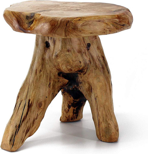 Sgabello ceppo cedro - sgabello, di