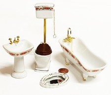 Casa delle Bambole Set Bagno 4