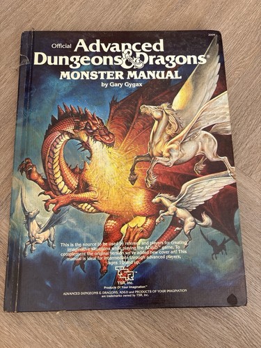 Monster manual tsr 1979 - monster,