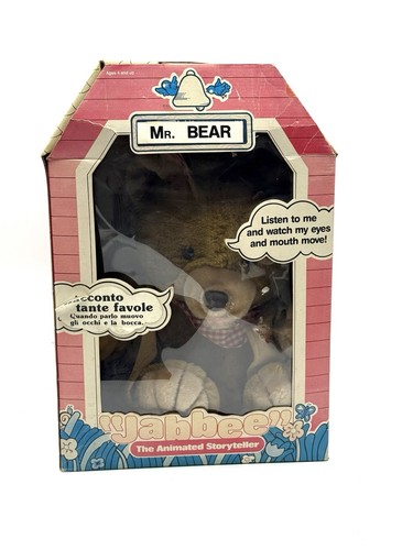 Vintage jabbee bear - vintage, mr