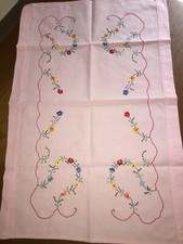 Runner da tavolo rosa pastello