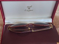 Occhiali da sole Cartier Malmaison Ultra-Lusso Limited - palissandro Bubinga vintage anni 90