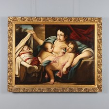 Dipinto Antico Allegoria della
