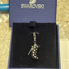 Swarovski Black Stiletto Shoe Charm