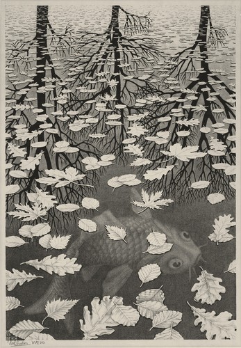 Stampa artistica three - stampa, worlds