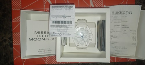 Omega swatch white snoopy - omega,