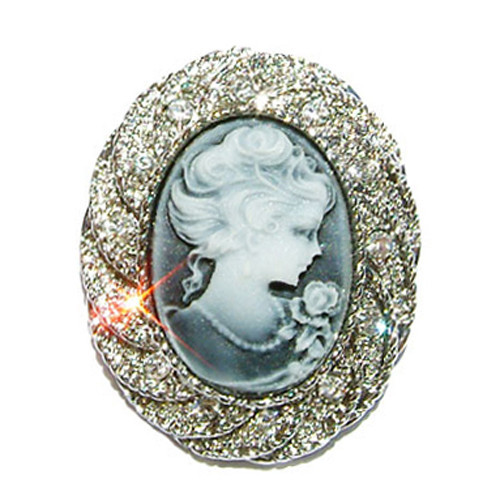 Nero cammeo swarovski - cammeo, in