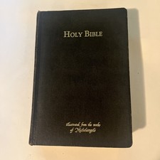 1959 Holy Bible RSV Old & New Testaments -  Illustrated by Michelangelo - Nelson