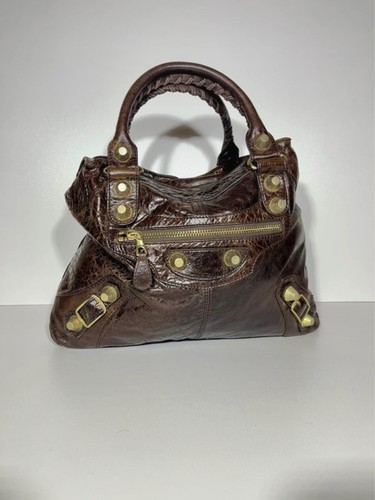 Balenciaga brown city - balenciaga, bag