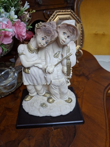 Statuina ceramica coppia - statuina,