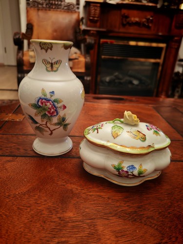 Herend queen victoria - herend, scatola