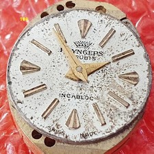 Movimento manuale meccanico vecchio Pryngeps cal.  AS 1677 dial  13 mm vintage