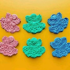 Set 6 Angeli di Natale Retrò