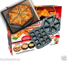 2 TEGLIE  FORMA STAMPO ANTIADERENTE IMPASTO DOLCI SALATO FORNO