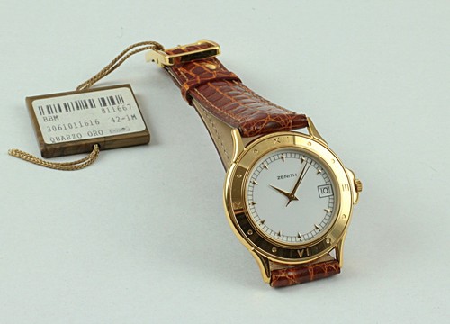 Zenith oro 750 - 18, uomo