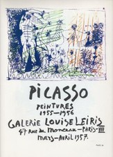 "PICASSO PEINTURES 1955/6" DI