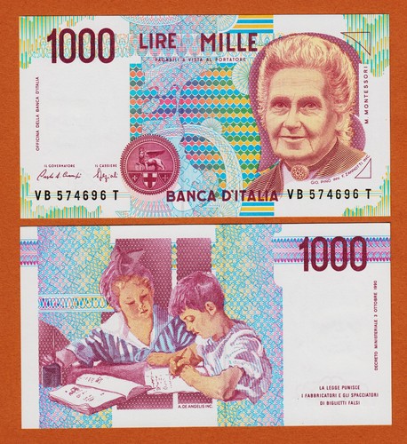 Italy 1000 lire 1990 - italy,