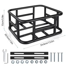 Cestino per bici posteriore