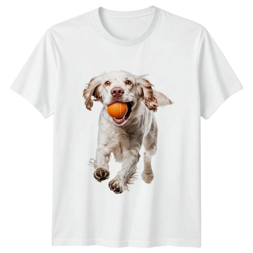 Shirt cane che corre - corre, con