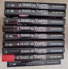 Lotto 9 libri IL DIARIO DEL VAMPIRO Lisa Jane Smith LA SETTA The Vampire Diaries