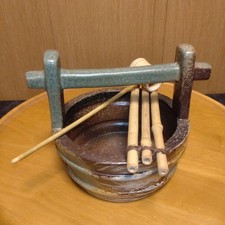 Bacino acqua giapponese Tokoname Ware ceramica Tsukubai