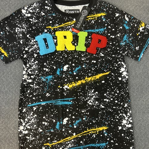 Shirt nera rgstr - t-shirt, cucita