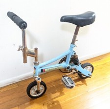 Mini Stunt Bike Vintage Blu
