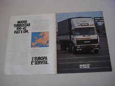 advertising Pubblicità 1984 IVECO TURBOSTAR 190-42