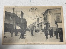 Cartolina Andria Via Giovanni Bovio F.P. Viaggiata 1929