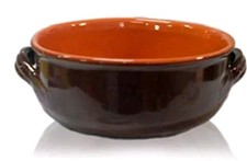 Ciotola marrone in terracotta